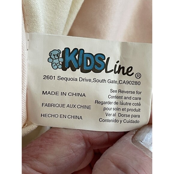 Kids Line Luxury Embroidered Valance Flowers Butterfly Pink Nursery Girls 60x15 - Picture 12 of 14